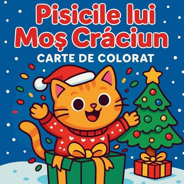 Produktbild: Pisicile lui Mo&iquest; Cr&iquest;ciun - Carte de colorat