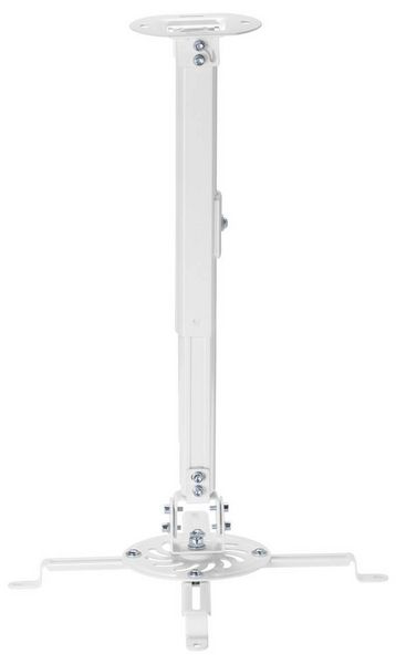 Produktbild: Reflecta Prometheus Beamer-Deckenhalterung Deckenhalter, Drehbar, Neigbar Boden-/Deckenabstand (max.): 580 mm Wei&szlig;
