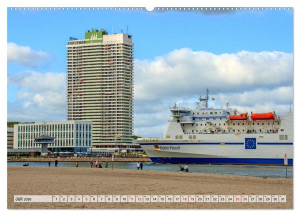 Produktbild: Halbinsel Priwall bei Travem&uuml;nde &ndash; Impressionen von der Ostseek&uuml;ste (Wandkalender 2026 DIN A2 quer), CALVENDO Monatskalender