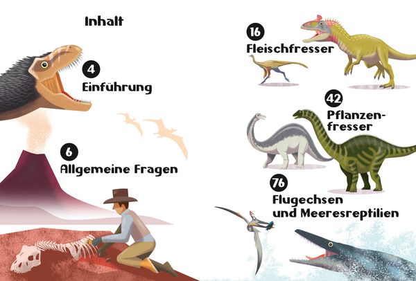 Produktbild: Dinosaurier. Frage- und Antwortbuch, mit 200 Fragen zu spannenden Naturthemen (200 Fragen & Antworten)