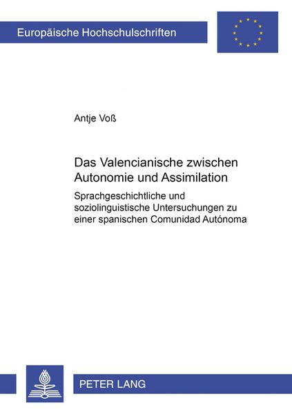 Produktbild: Das Valencianische zwischen Autonomie und Assimilation