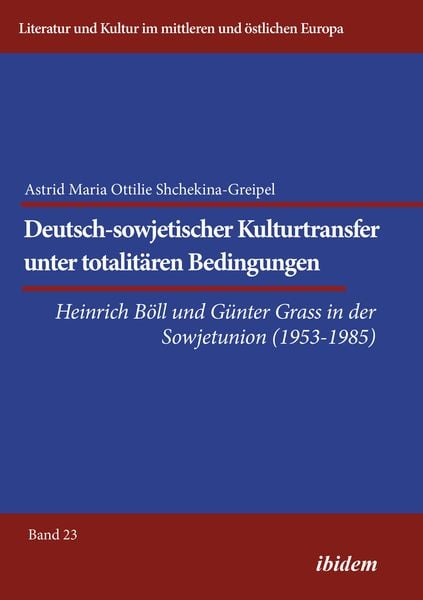 Produktbild: Deutsch-sowjetischer Kulturtransfer unter totalit&auml;ren Bedingungen