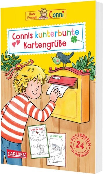 Conni Gelbe Reihe (Beschäftigungsbuch): Connis kunterbunte Kartengrüße, Taschenbuch von Hanna Sörensen, Carlsen, 978-3-551-19313-1
