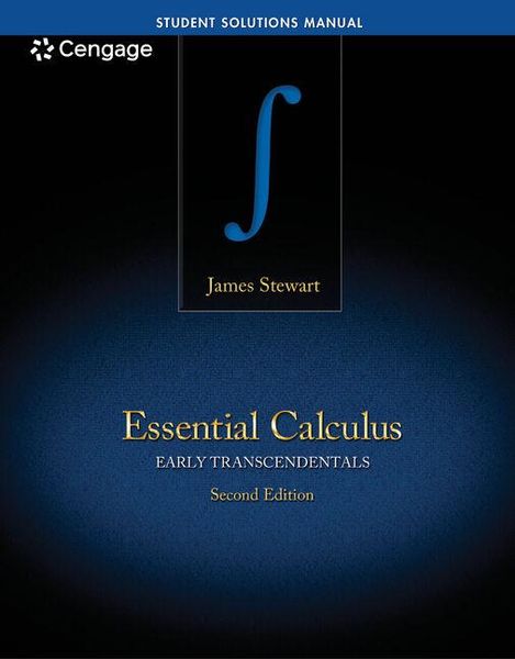 Produktbild: Student Solutions Manual for Stewart's Essential Calculus: Early Transcendentals, 2nd