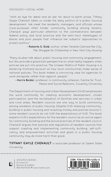 Produktbild: Unseen Politics of Public Housing