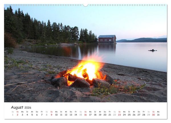 Produktbild: Schwedische Sehnsuchtsorte (Wandkalender 2026 DIN A2 quer), CALVENDO Monatskalender