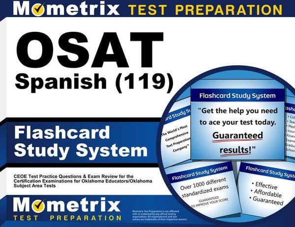 Produktbild: Osat Spanish (119) Flashcard Study System