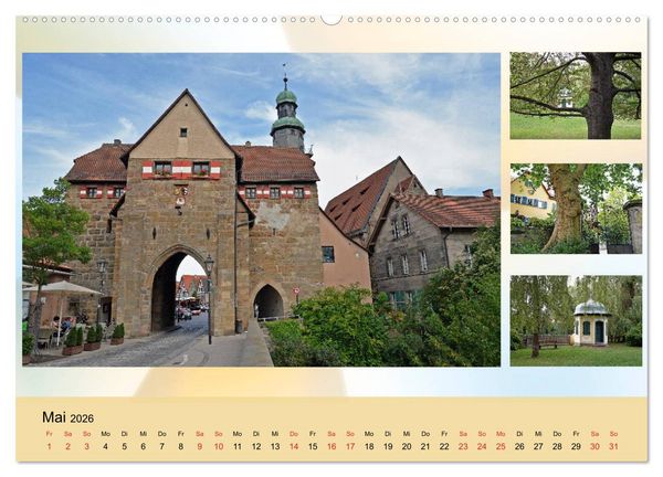Produktbild: Lauf an der Pegnitz ist bunt (hochwertiger Premium Wandkalender 2026 DIN A2 quer), Kunstdruck in Hochglanz