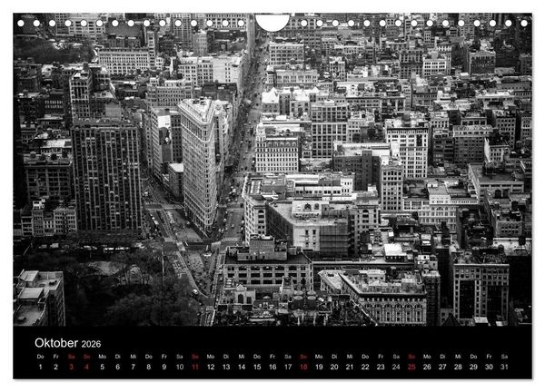 Produktbild: New York 2026 (Wandkalender 2026 DIN A4 quer), CALVENDO Monatskalender