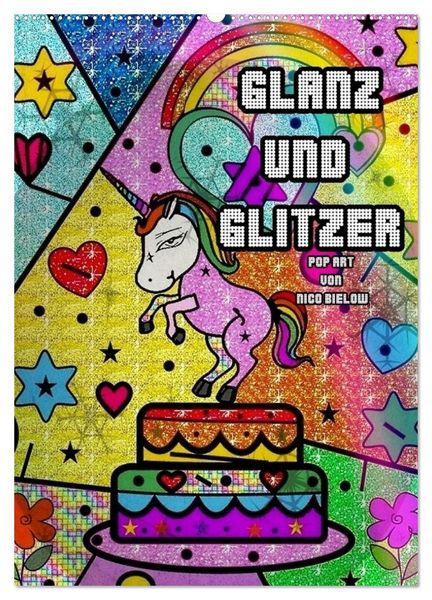 Produktbild: Glanz und Glitzer (Wandkalender 2026 DIN A2 hoch), CALVENDO Monatskalender