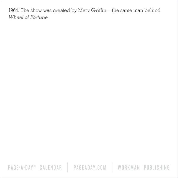 Produktbild: 365 Days of Amazing Trivia Page-A-Day(r) Calendar 2026