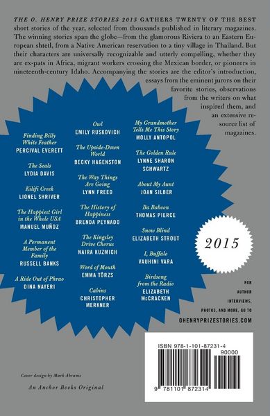 Produktbild: The O. Henry Prize Stories 2015