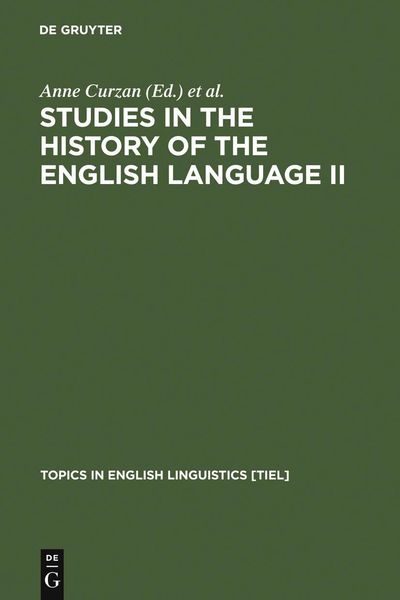 Produktbild: Studies in the History of the English Language II