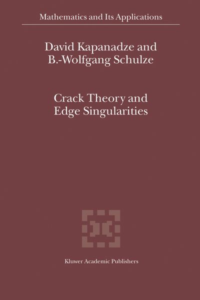 Produktbild: Crack Theory and Edge Singularities