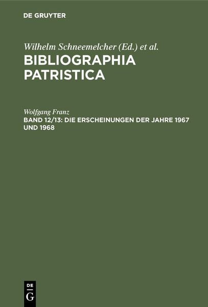 Produktbild: Die Erscheinungen der Jahre 1967 und 1968