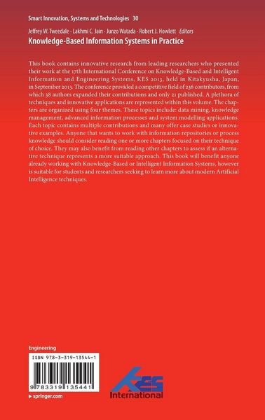 Produktbild: Knowledge-Based Information Systems in Practice