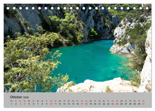 Produktbild: Traumhafte Haute Provence (Tischkalender 2026 DIN A5 quer), CALVENDO Monatskalender