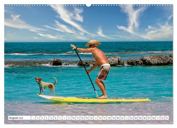 Produktbild: Stand-Up-Paddling SUP (Wandkalender 2026 DIN A2 quer), CALVENDO Monatskalender