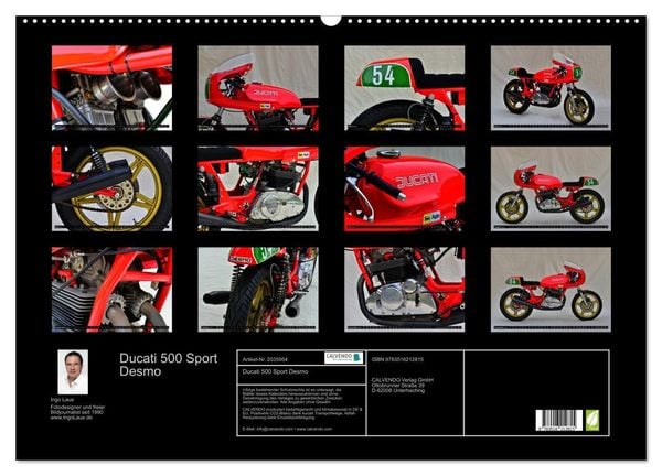 Produktbild: Ducati 500 Sport Desmo (Wandkalender 2026 DIN A2 quer), CALVENDO Monatskalender