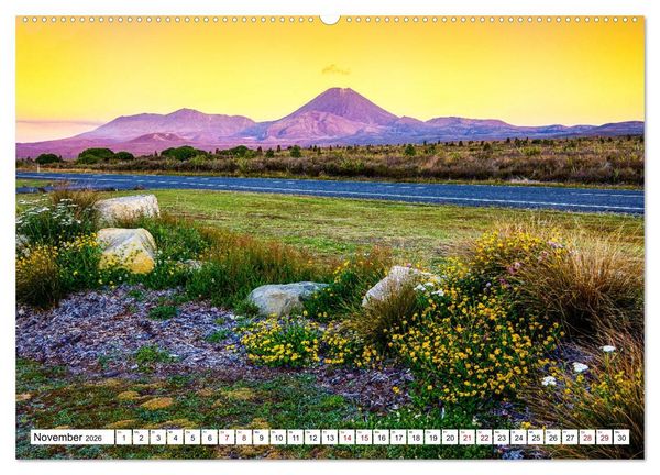Produktbild: Neuseeland - Die sch&ouml;nsten Orte am anderen Ende der Welt (hochwertiger Premium Wandkalender 2026 DIN A2 quer), Kunstdruck in Hochglanz