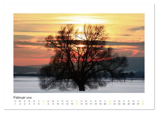 Produktbild: Weserbergland Impressionen (Wandkalender 2026 DIN A4 quer), CALVENDO Monatskalender