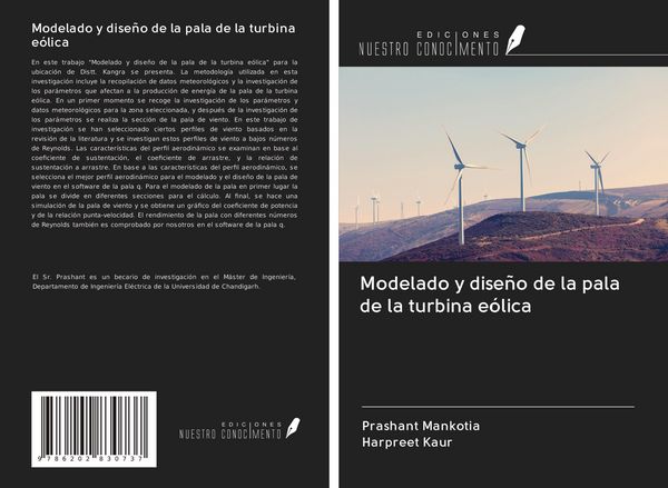 Produktbild: Modelado y dise&ntilde;o de la pala de la turbina e&oacute;lica