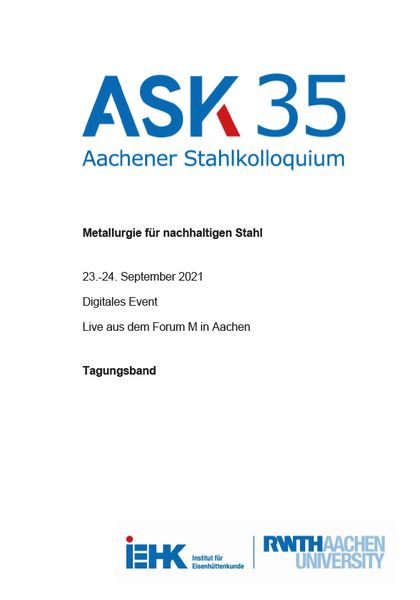 Produktbild: 35. Aachener Stahlkolloquium