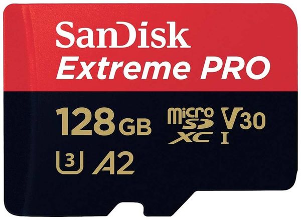 SanDisk Extreme PRO microSDXC-Karte 128GB Class 10 UHS-I stoßsicher, Wasserdicht