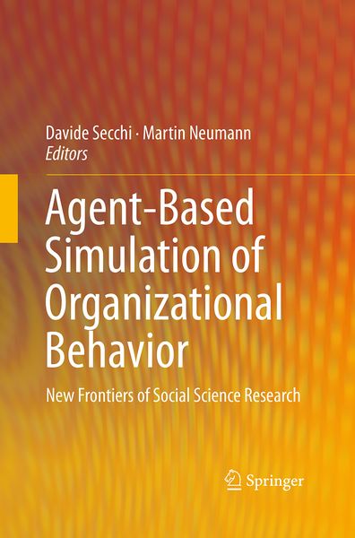 Produktbild: Agent-Based Simulation of Organizational Behavior