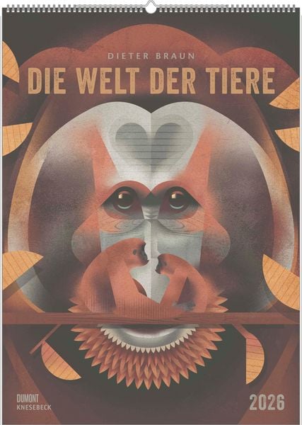 Produktbild: Dieter Braun: Die Welt der Tiere 2026 – Wandkalender – Format 50x70 cm