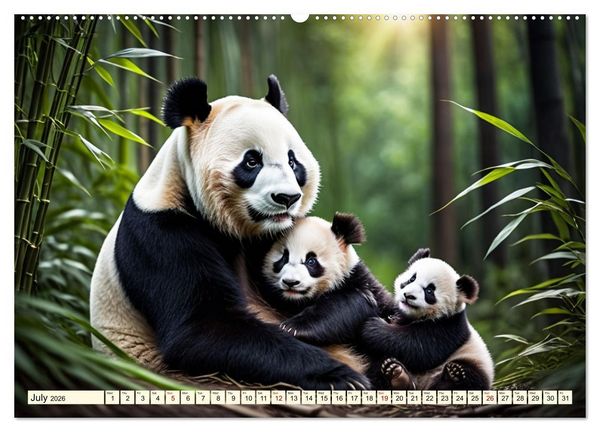 Produktbild: Small and large bears (Wall Calendar 2026 DIN A2 landscape), CALVENDO 12 Month Wall Calendar