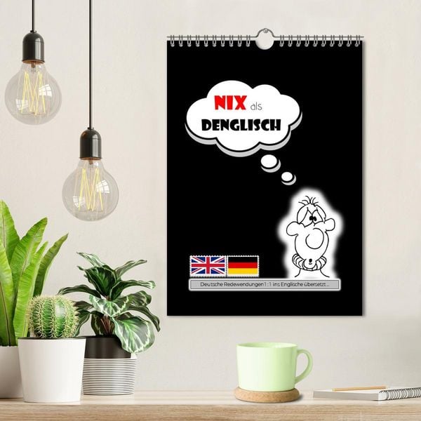 Produktbild: Nix als DENGLISCH (Wandkalender 2026 DIN A4 hoch), CALVENDO Monatskalender