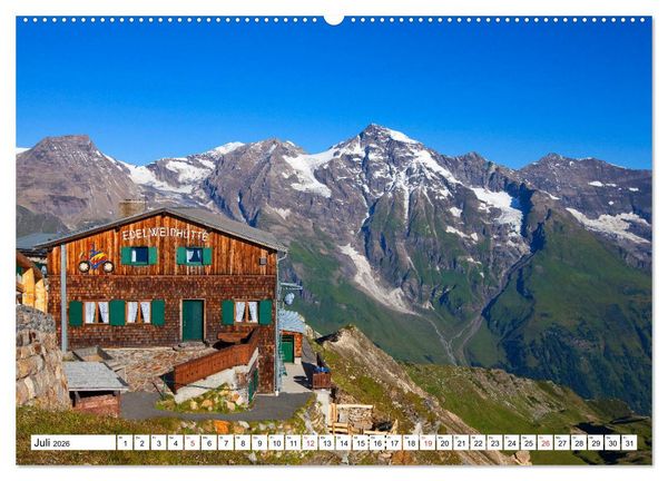 Produktbild: Rund um den Gro&szlig;glockner (Wandkalender 2026 DIN A2 quer), CALVENDO Monatskalender