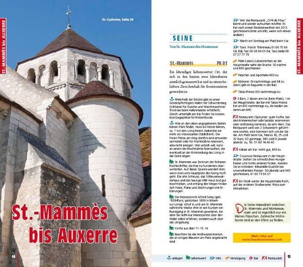 Produktbild: Yonne und Nivernais: Mit dem Hausboot unterwegs. Detailf&uuml;hrer