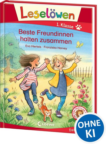 Leselöwen 1. Klasse - Beste Freundinnen halten zusammen, Gebundene Ausgabe von Eva Hierteis, Loewe, 978-3-7432-0727-1