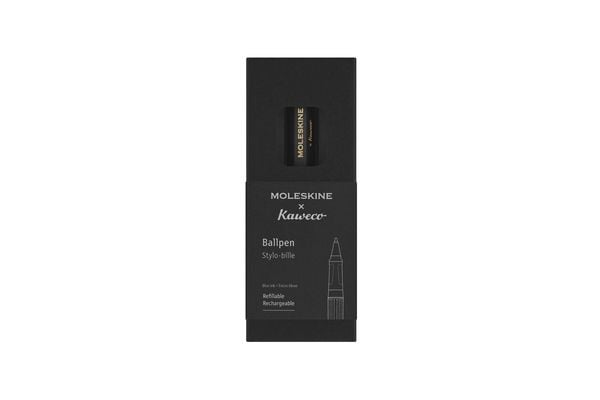 Produktbild: Moleskine Kaweco Ballpoint Pen, Black, Medium Point (0.7 MM), Blue Ink
