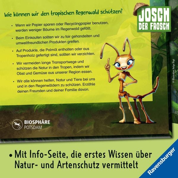 Produktbild: Josch der Frosch: Abenteuer im Regenwald