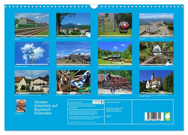 Produktbild: Grosser Arberblick auf Bayerisch Eisenstein (Wandkalender 2026 DIN A3 quer), CALVENDO Monatskalender