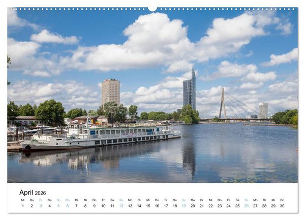 Produktbild: Riga - Metropole des Baltikums (hochwertiger Premium Wandkalender 2026 DIN A2 quer), Kunstdruck in Hochglanz