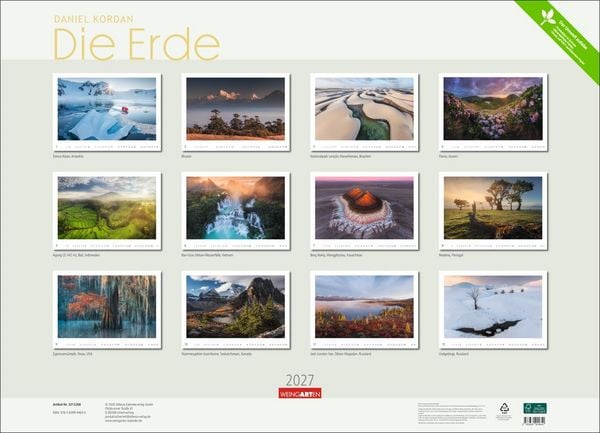 Produktbild: Die Erde Kalender 2027