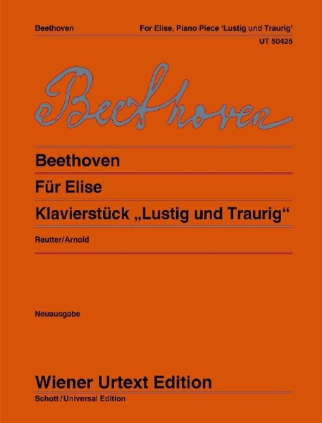Produktbild: Beethoven, L: "F&uuml;r Elise" und Klavierst&uuml;ck "Lustig - Traurig