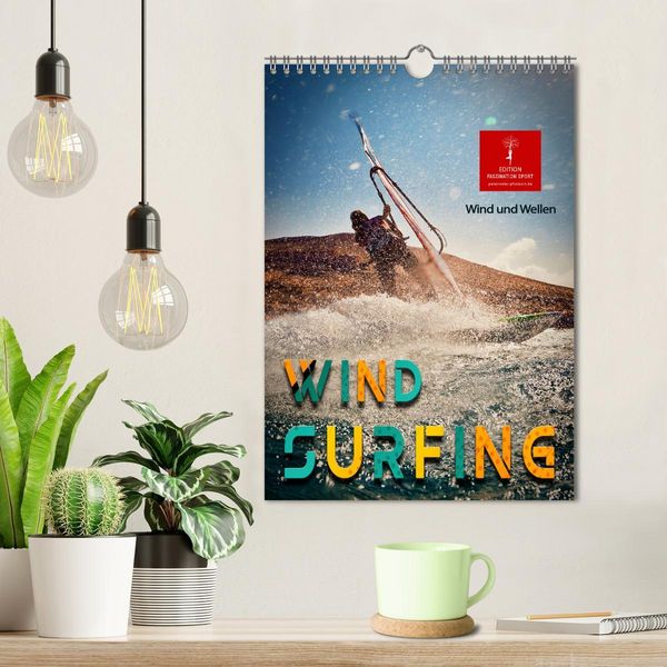 Produktbild: Windsurfing - Wind und Wellen (Wandkalender 2026 DIN A4 hoch), CALVENDO Monatskalender