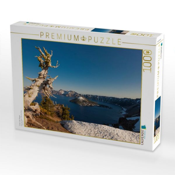 Produktbild: CALVENDO Puzzle Crater Lake, Oregon | 1000 Teile Lege-Gr&ouml;&szlig;e 64x48cm Foto-Puzzle f&uuml;r gl&uuml;ckliche Stunden