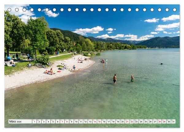 Produktbild: Bayerns sch&ouml;nste Seen (Tischkalender 2026 DIN A5 quer), CALVENDO Monatskalender