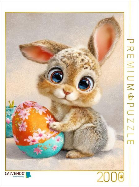 CALVENDO Puzzle Entzückende Tierbaby Illustrationen | 2000 Teile Lege-Größe 90 × 67 cm Foto-Puzzle für glückliche Stunden