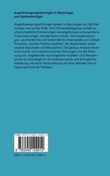 Produktbild: Augenbewegungsst&ouml;rungen in Neurologie und Ophthalmologie
