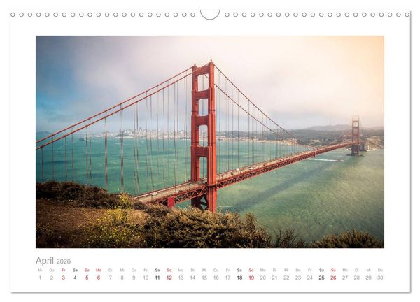 Produktbild: Wundersch&ouml;nes Amerika (Wandkalender 2026 DIN A3 quer), CALVENDO Monatskalender
