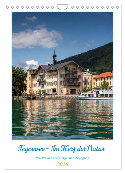 Produktbild: Tegernsee - Im Herz der Natur (Wandkalender 2026 DIN A4 hoch), CALVENDO Monatskalender