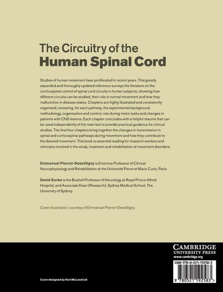 Produktbild: The Circuitry of the Human Spinal Cord