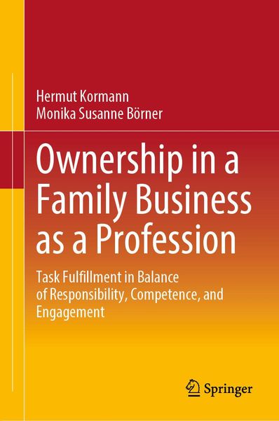 Produktbild: Ownership in a Family Business as a Profession